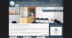 Desktop Screenshot of abhishekhospital.com